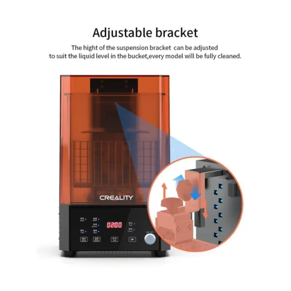 Impresión Máquina de Lavado y Curado UV Creality UW-01 para Resina Impresión 3D, foto 5 Impresión Máquina de Lavado y Curado UV Creality UW-01 para Resina Impresión 3D, foto 5