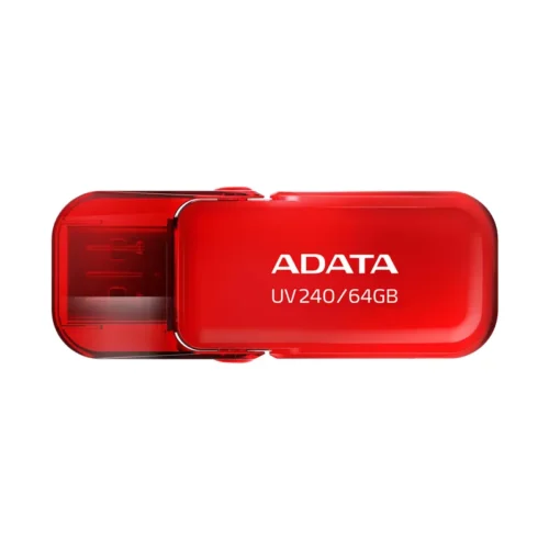Pen Drive ADATA UV240 64GB USB 2.0 RED