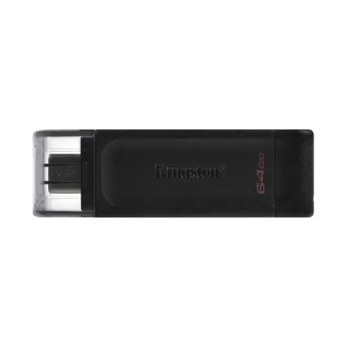 Pen Drive KINGSTON DataTraveler 70 64GB USB 3.2 Gen 1 Tipo C Negro Pen Drive KINGSTON DataTraveler 70 64GB USB 3.2 Gen 1 Tipo C Negro