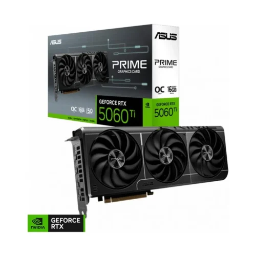 Placa de Video ASUS NVIDIA GeForce PRIME RTX 5060TI 16GB GDDR7 OC Edition