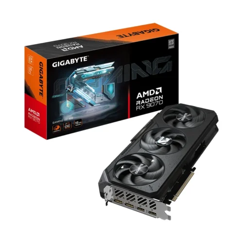 Placa de Video GIGABYTE AMD Radeon RX 9070 GAMING OC 16GB