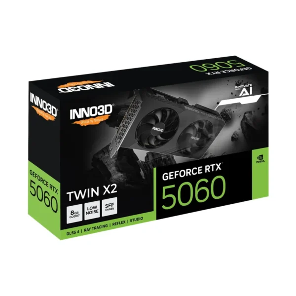 Placas de Video Placa de Video Inno3D GeForce RTX 5060 Twin X2 8GB, foto 2